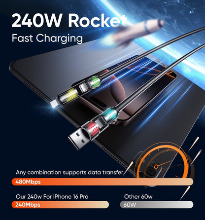 4-in-1 USB Charging Cable | Fast Charging & Durable Design