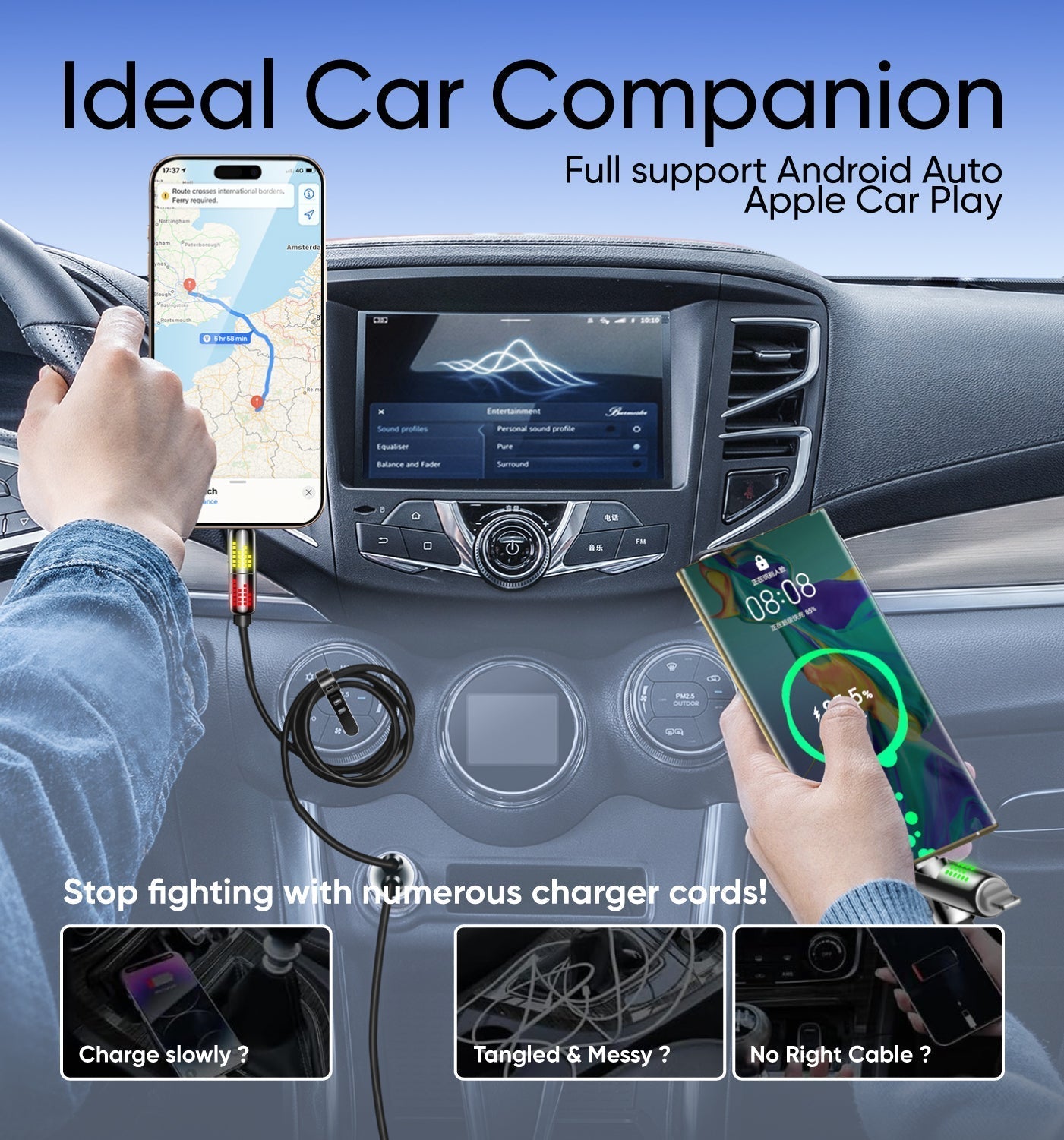 4-in-1 USB Charging Cable | Fast Charging & Durable Design