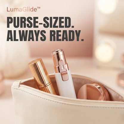 The LumaGlide™ 2-in-1 Facial Trimmer & Brow Shaper