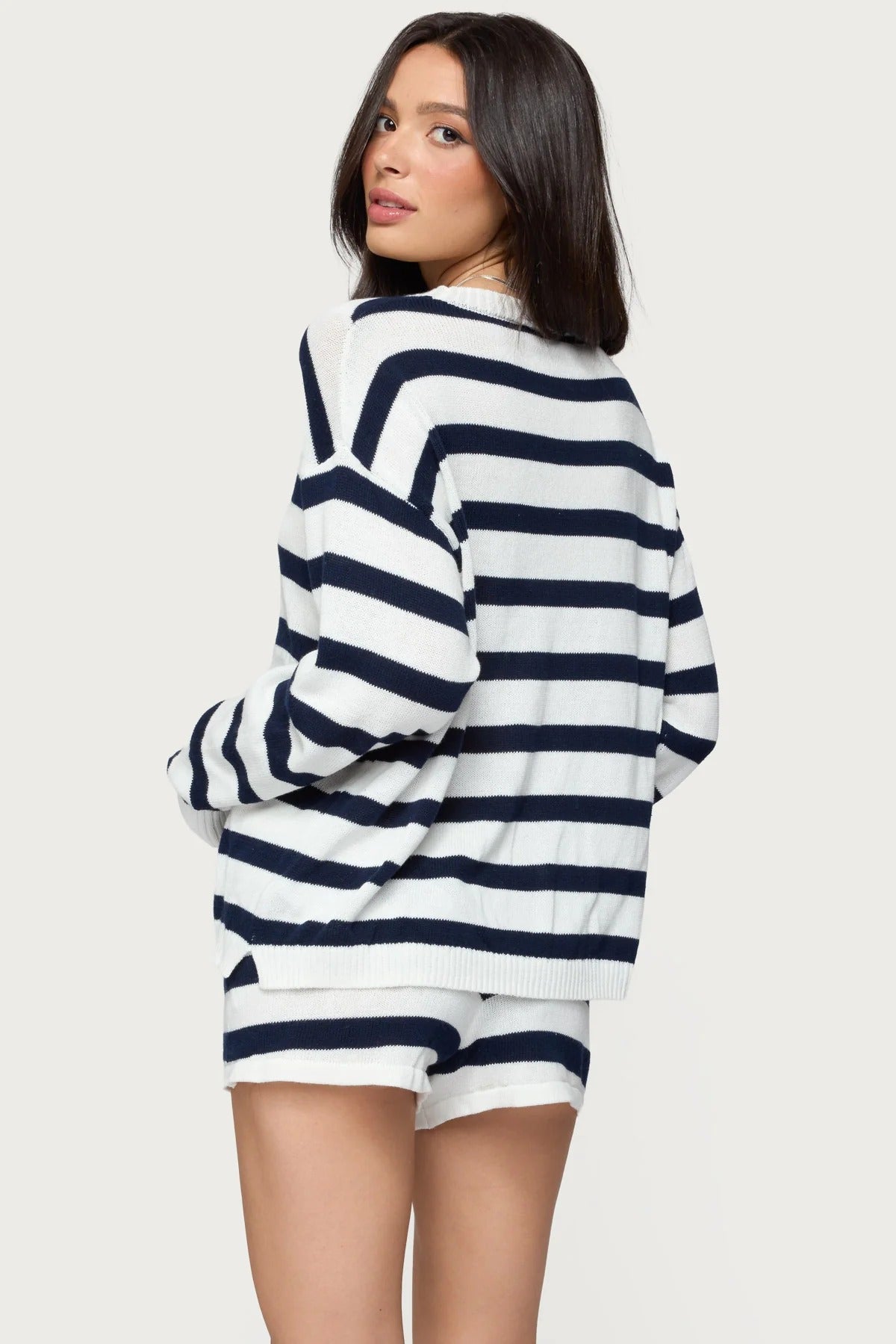 Olivia Knit Striped Set