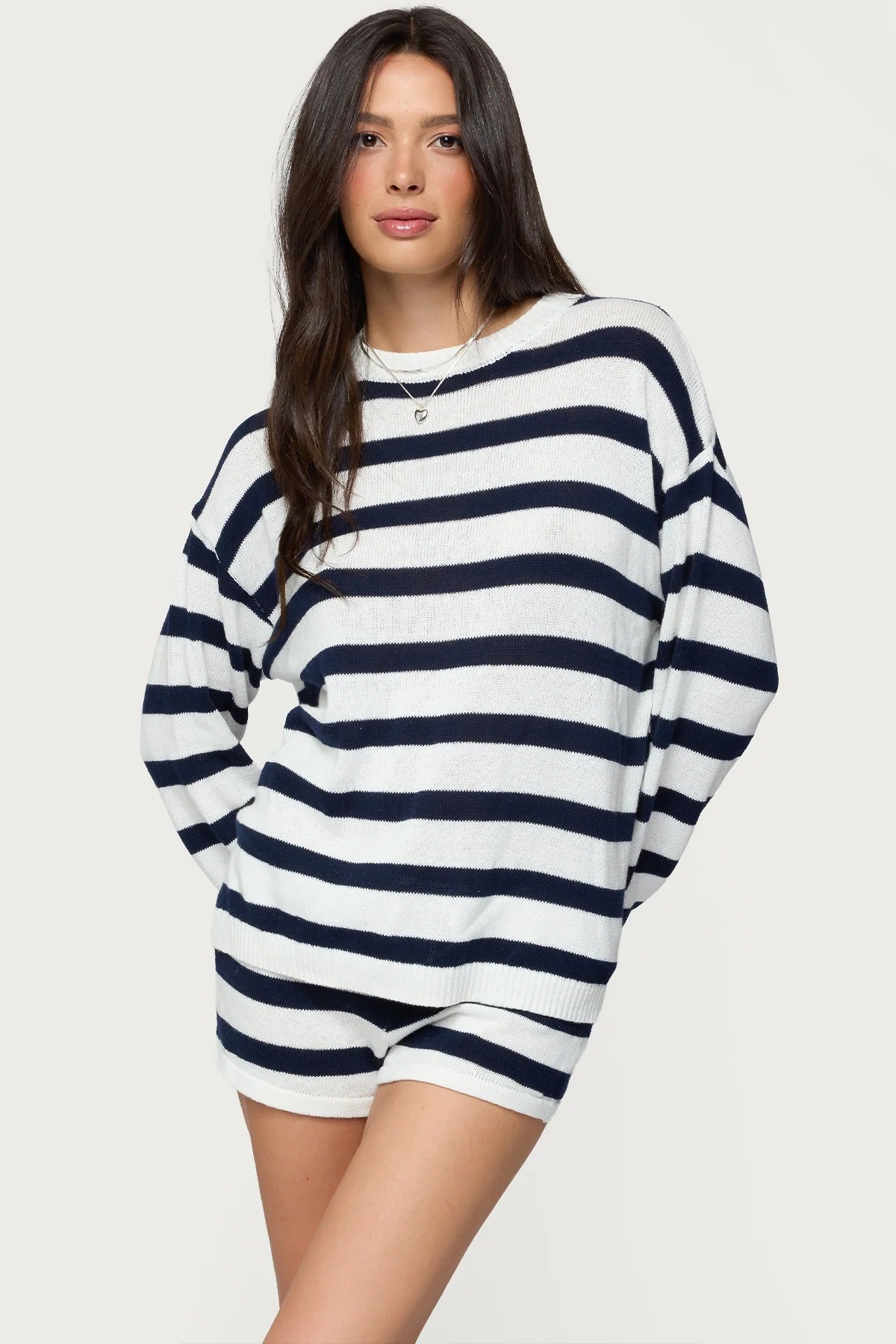 Olivia Knit Striped Set