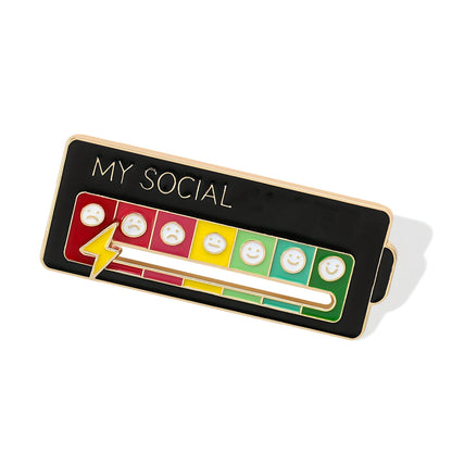 Social Battery Pin